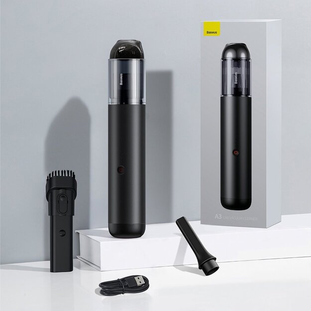 Baseus A3 wireless car vacuum cleaner 135 W 15000 Pa black (CRXCQA3-0A) 21