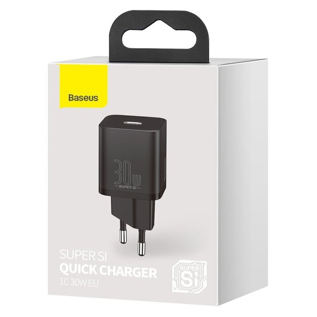 Baseus Super Si 1C fast charger USB Type C 30W Power Delivery Quick Charge black (CCSUP-J01) 4