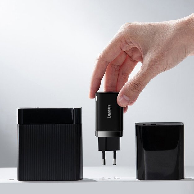 Baseus Super Si Pro fast charger USB / USB Type C 30W Power Delivery Quick Charge black (CCSUPP-E01) 13