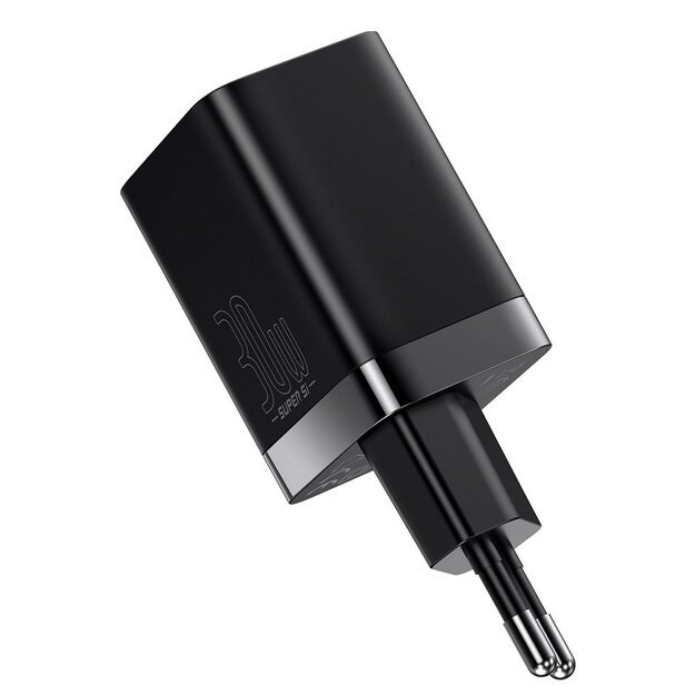 Baseus Super Si Pro fast charger USB / USB Type C 30W Power Delivery Quick Charge black (CCSUPP-E01) 2