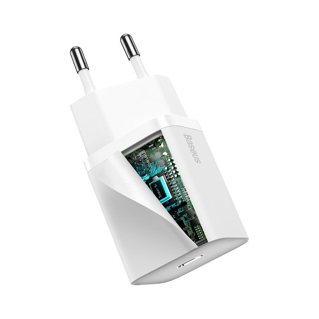 Baseus Super Si 1C fast charger USB Type C 20 W Power Delivery white (CCSUP-B02) 1