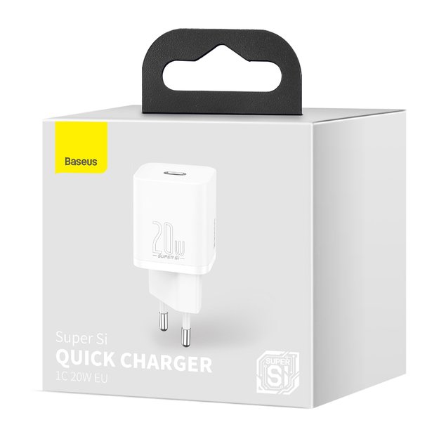 Baseus Super Si 1C fast charger USB Type C 20 W Power Delivery white (CCSUP-B02) 4