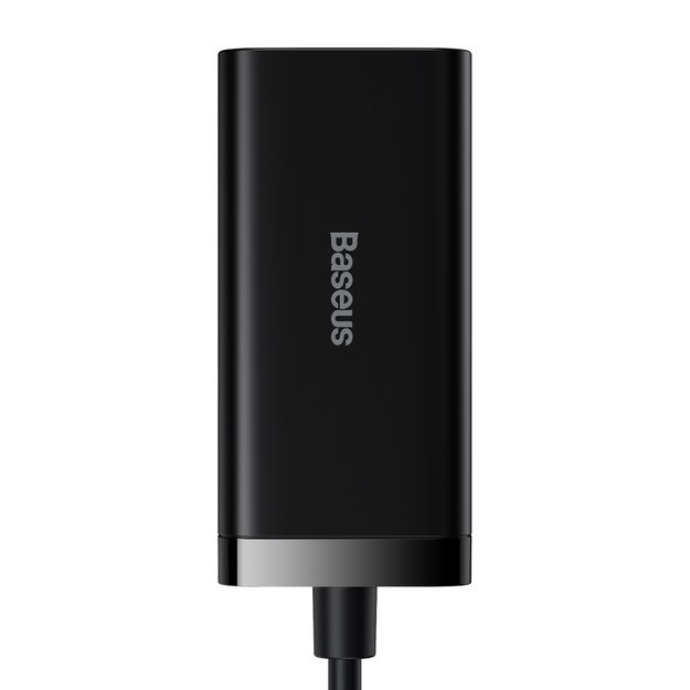 Baseus GaN3 Pro fast universal GaN charger 2 x USB Type C / 2x USB 100W PD3.0, QC4.0 +, AFC black (CCGP000101) 1