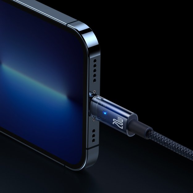 Baseus CATS000003 Lightning - USB-C cable 20W 480Mb/s 1m - blue 7