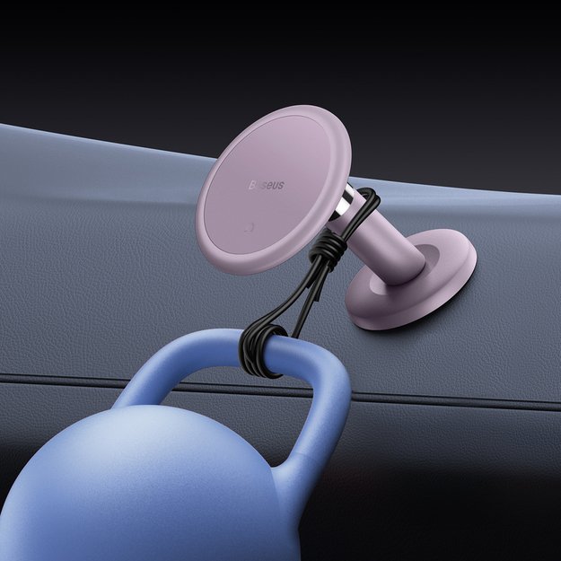 Baseus C01 magnetic car phone holder for the dashboard purple (SUCC000005) 8