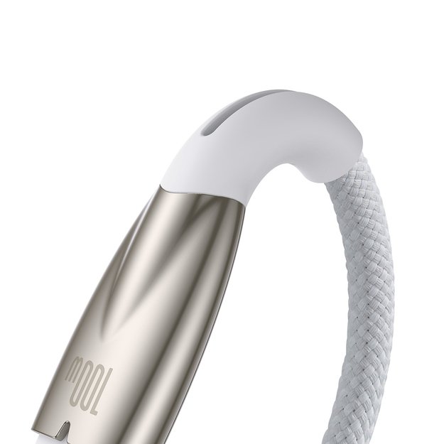 Baseus Glimmer Series fast charging cable USB-A - USB-C 100W 480Mbps 1m white 7