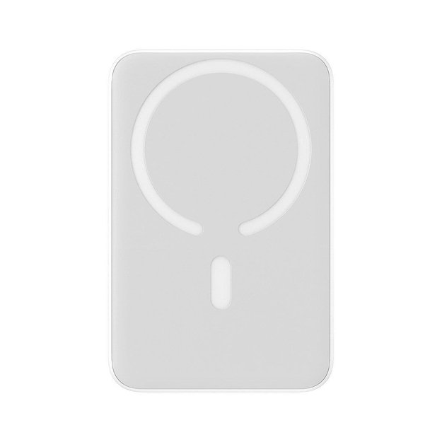 Baseus Magnetic Mini 10000mAh USB-C PD 20W / MagSafe 15W powerbank - white + USB-C cable 2