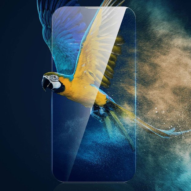 Baseus Full Screen Tempered Glass for iPhone 14 Plus / 13 Pro Max with Speaker Cover 0.4mm + Mounting Kit 7