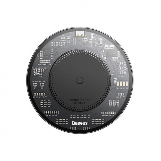 Baseus BS-W530 15W induction charger + USB C cable - USB C 24W 1m - black 1