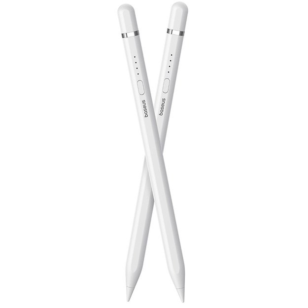 Baseus Smooth Writing 2 stylus with active tip for iPad + USB-A - Lightning cable and replaceable tip - white 8