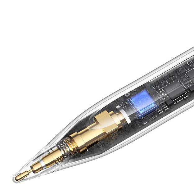 Baseus Smooth Writing 2 stylus with active tip for iPad + USB-A - Lightning cable and replaceable tip - white 10
