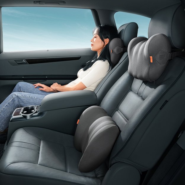 Baseus ComfortRide car lumbar pillow - black 7