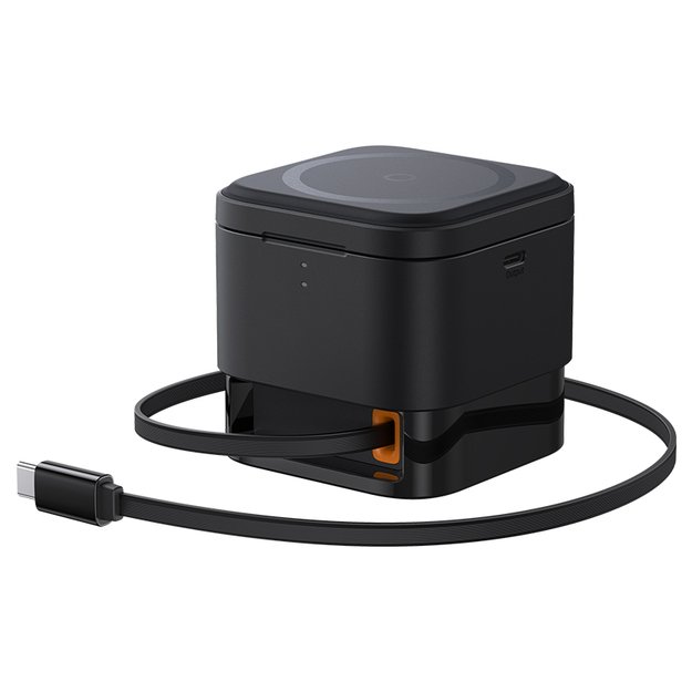 Baseus BS-W531 MagSafe / Qi USB-C 20W wireless charger - black 4
