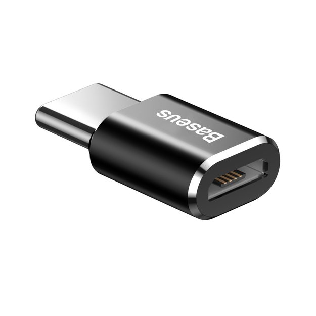 Baseus Mini Micro USB to USB-C adapter - black 4