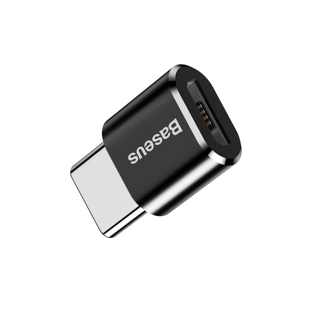 Baseus Mini Micro USB to USB-C adapter - black 3