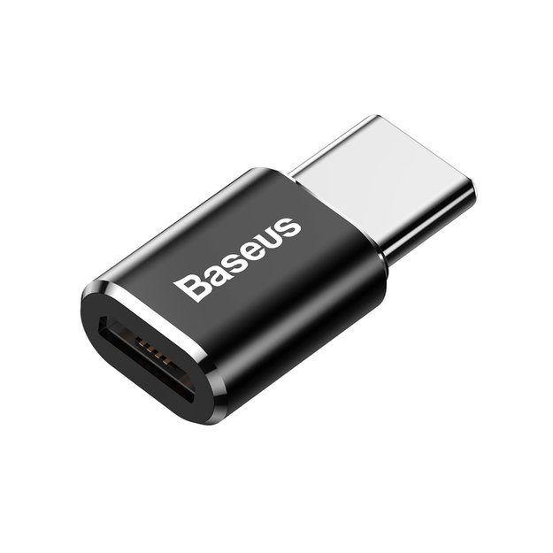Baseus Mini Micro USB to USB-C adapter - black 5