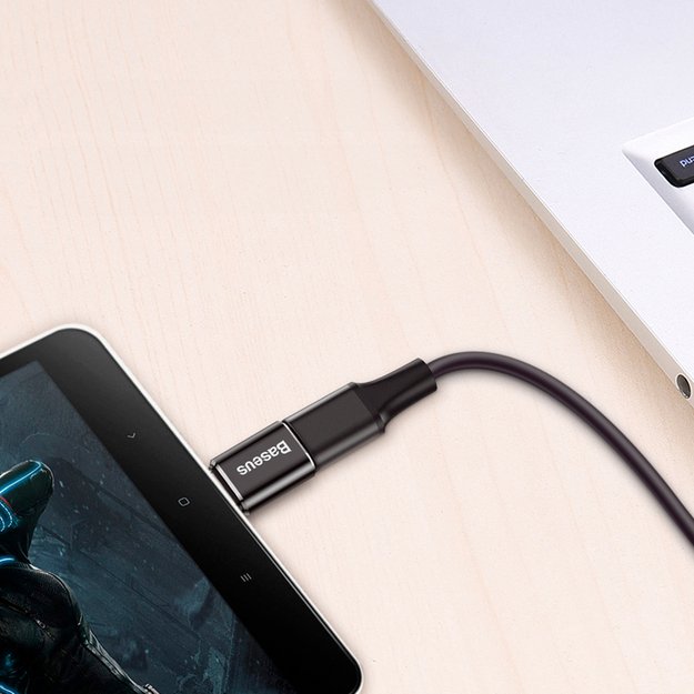 Baseus Mini Micro USB to USB-C adapter - black 7