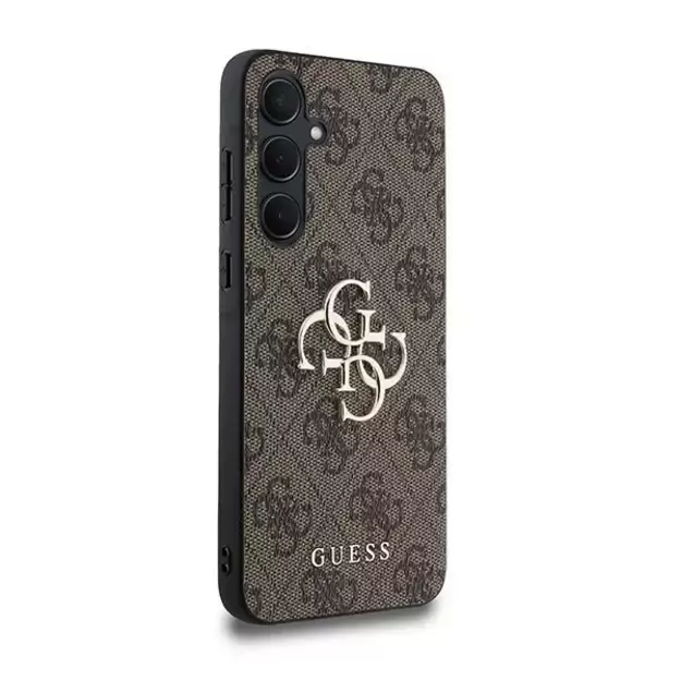 Guess 4G Big Metal Logo case for Samsung Galaxy A35 - brown 10