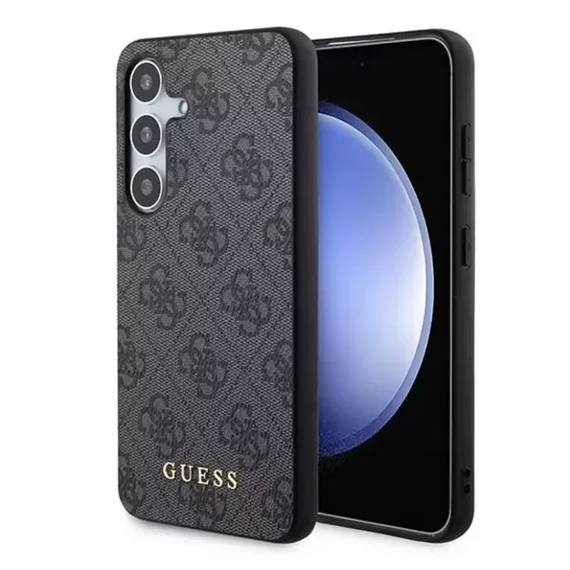 Guess 4G Metal Gold Logo case for Samsung Galaxy A55 - black