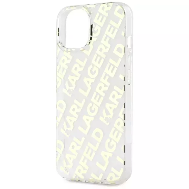 Karl Lagerfeld IML Fullover Logo case for iPhone 15 / 14 / 13 - gold 12