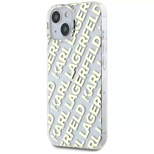 Karl Lagerfeld IML Fullover Logo case for iPhone 15 / 14 / 13 - gold 8