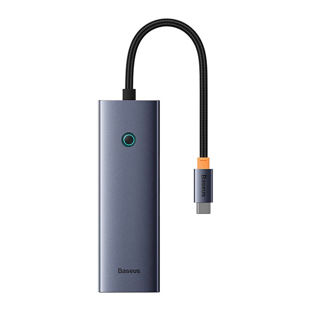 Baseus UltraJoy 4in1 USB-C Hub 3 x USB-A 3.0 + RJ45 - Gray