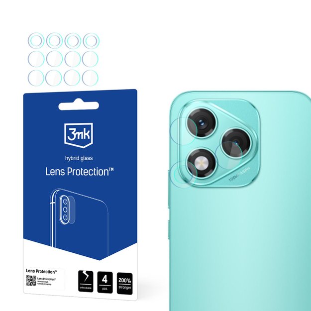 3mk Lens Protection Hybrid Glass for Honor 400 Lite Camera Lens