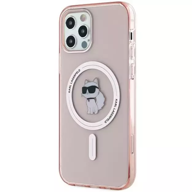 Karl Lagerfeld IML Choupette MagSafe case for iPhone 12/12 Pro - pink 14