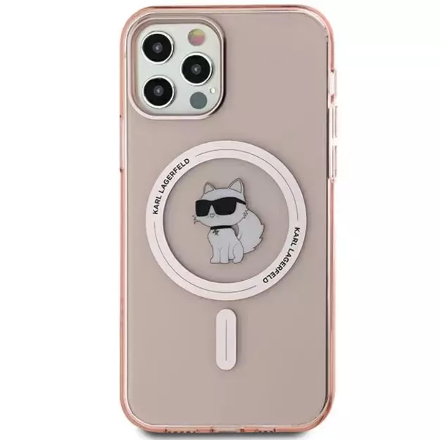 Karl Lagerfeld IML Choupette MagSafe case for iPhone 12/12 Pro - pink 8