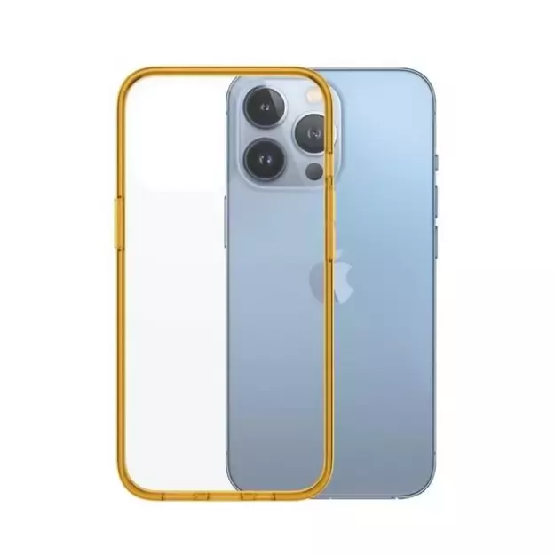 PanzerGlass ClearCase Antibacterial Military Grade Certified Case for iPhone 13 Pro - Transparent Yellow 6