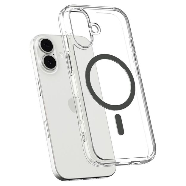 Spigen Ultra Hybrid MagSafe Case for iPhone 17 - Clear Gray 4