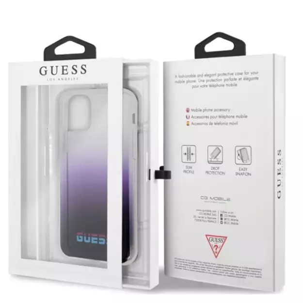 Guess GUHCN65DGCPI iPhone 11 Pro Max purple/gradient purple hard case California 2