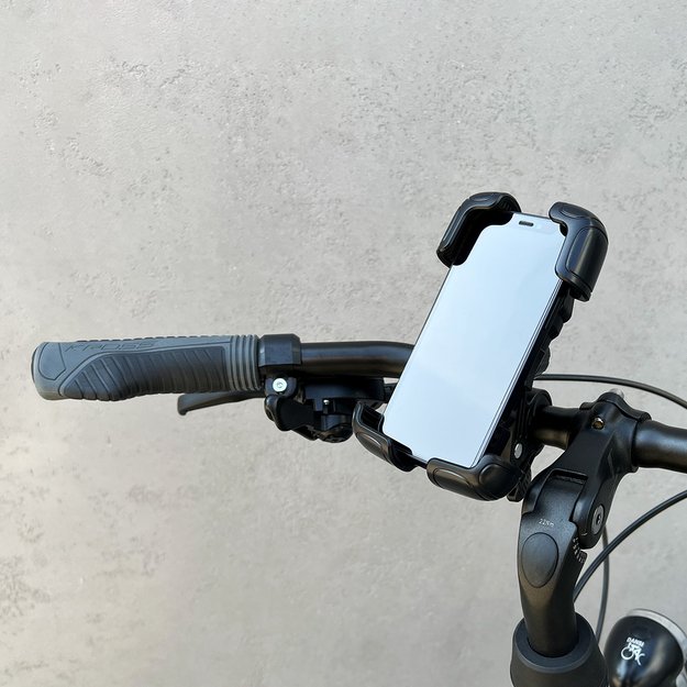 Wozinsky strong phone holder for bicycle, motorcycle, scooter handlebars, black (WBHBK6) 29