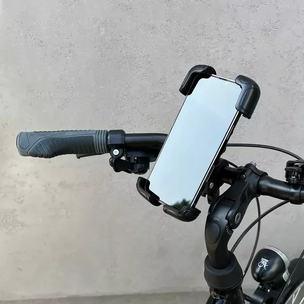 Wozinsky strong phone holder for bicycle, motorcycle, scooter handlebars, black (WBHBK6) 13