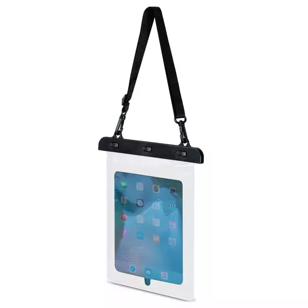 Waterproof PVC tablet case - white 4