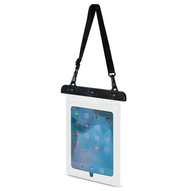 Waterproof PVC tablet case - white 1