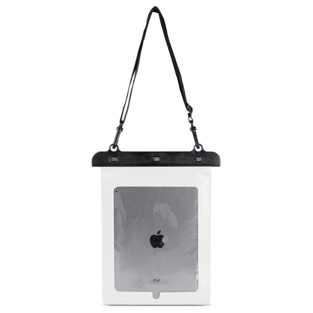 Waterproof PVC tablet case - white 3