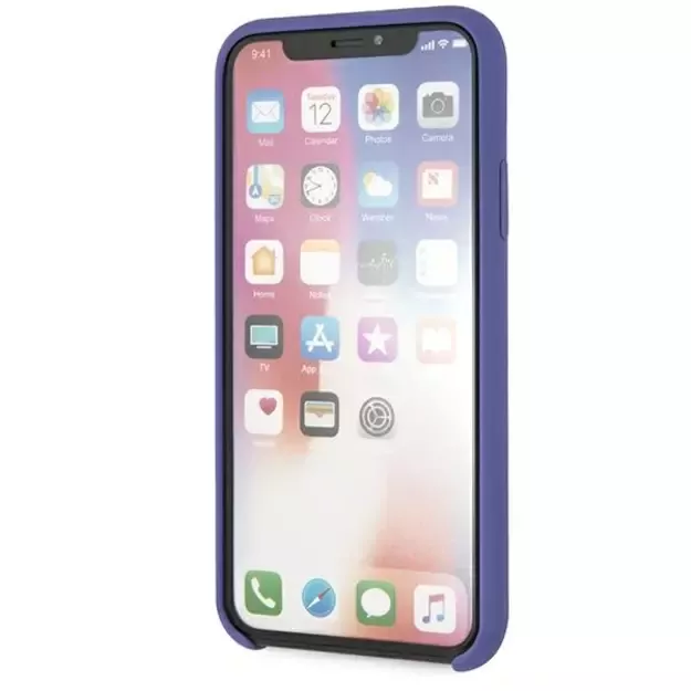 Karl Lagerfeld Silicone iPhone X/Xs Case - Purple 11