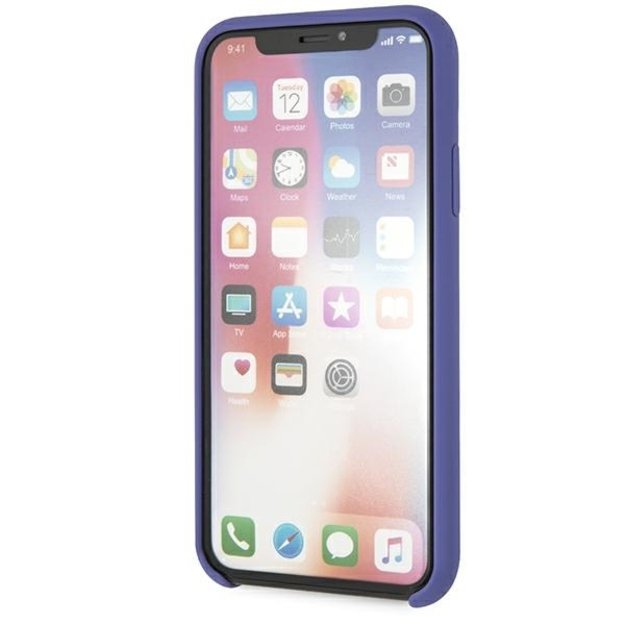 Karl Lagerfeld Silicone iPhone X/Xs Case - Purple 5