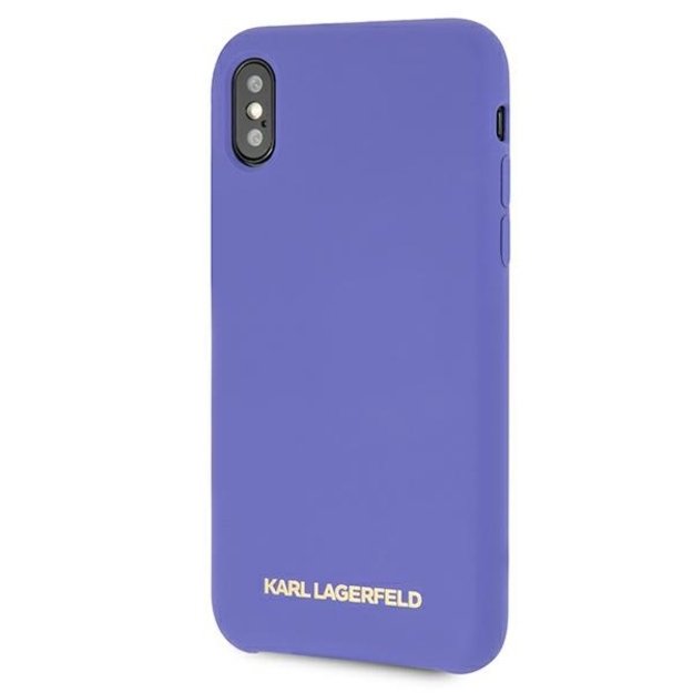 Karl Lagerfeld Silicone iPhone X/Xs Case - Purple 1