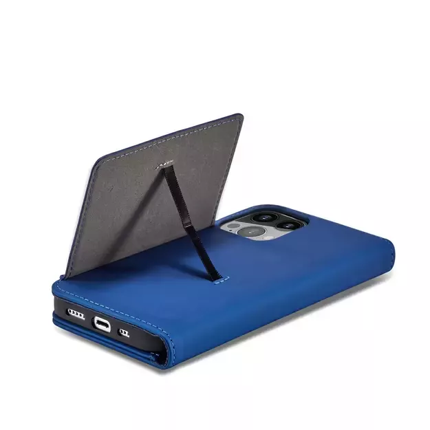 Magnet Card Case for iPhone 13 Pro cover card wallet card stand blue 18