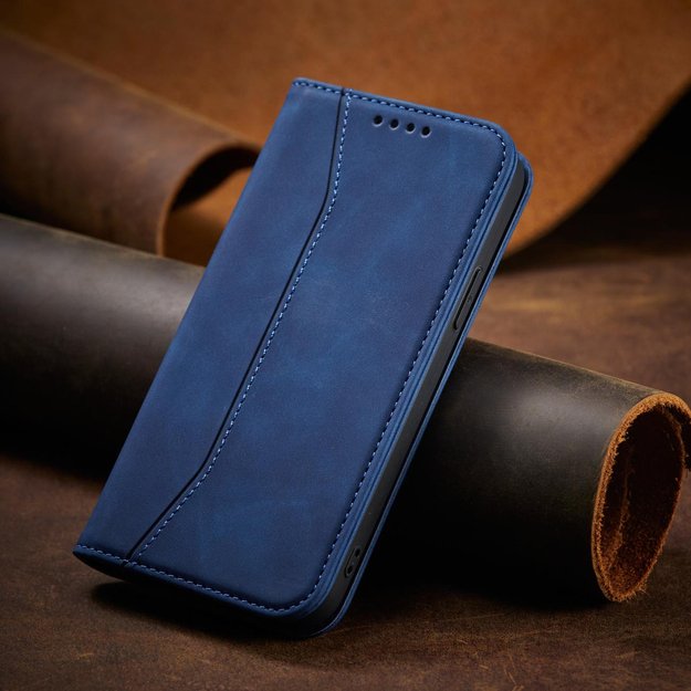 Magnet Fancy Case Case for iPhone 13 Pro Max Pouch Card Wallet Card Holder Blue 5