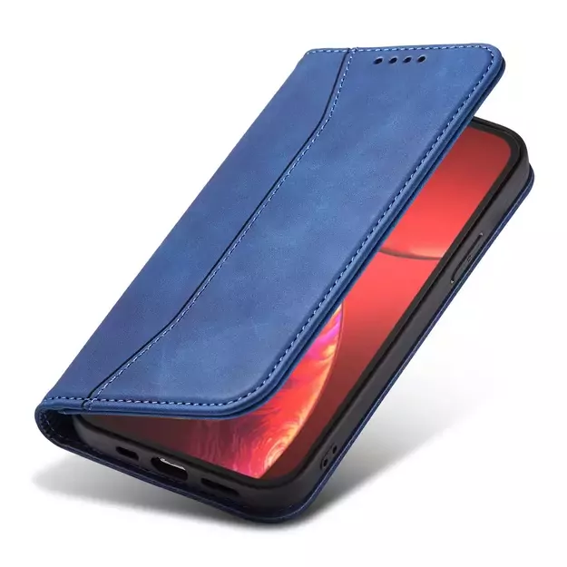 Magnet Fancy Case Case for iPhone 13 Pro Max Pouch Card Wallet Card Holder Blue 19