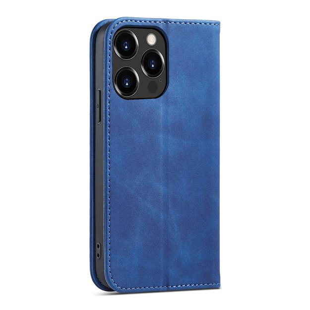 Magnet Fancy Case Case for iPhone 13 Pro Max Pouch Card Wallet Card Holder Blue 2