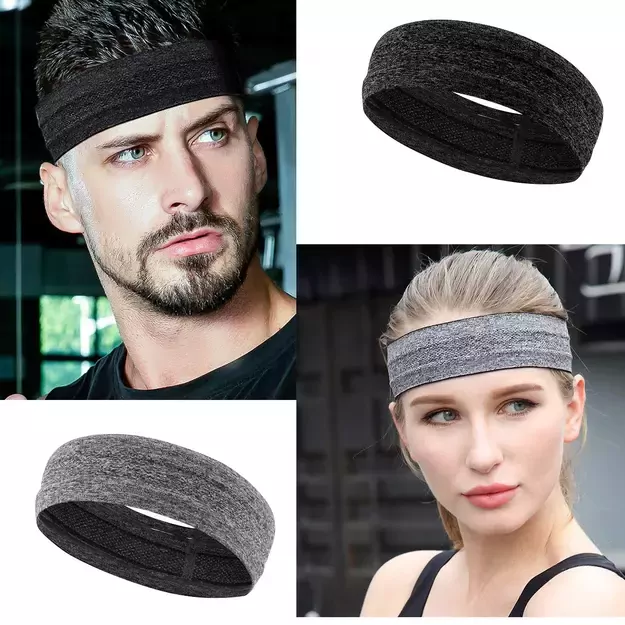 Elastic fabric headband for running fitness orange 18