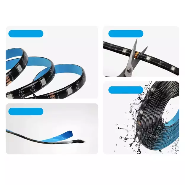 Sonoff L2-5M kit intelligent waterproof LED strip 5m RGB remote control Wi-Fi power supply 32