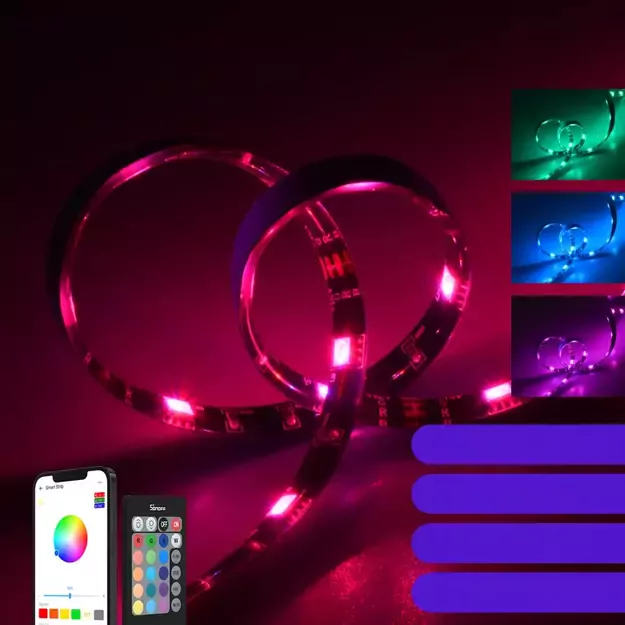 Sonoff L2-5M kit intelligent waterproof LED strip 5m RGB remote control Wi-Fi power supply 24
