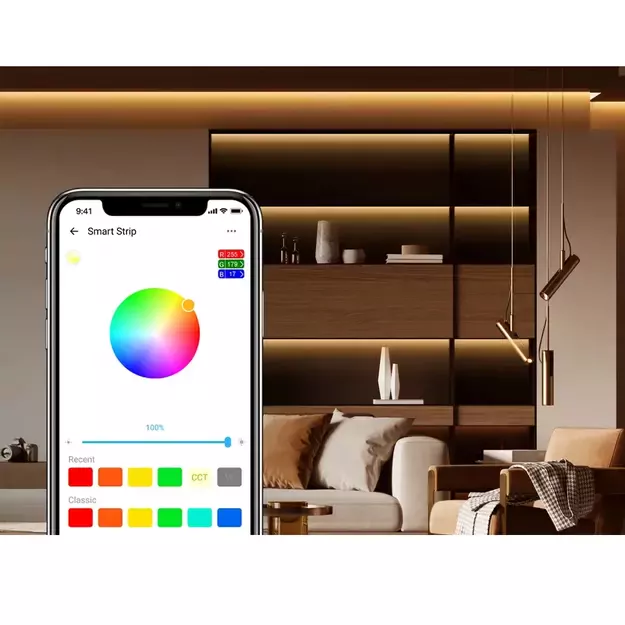 Sonoff L2-5M kit intelligent waterproof LED strip 5m RGB remote control Wi-Fi power supply 28