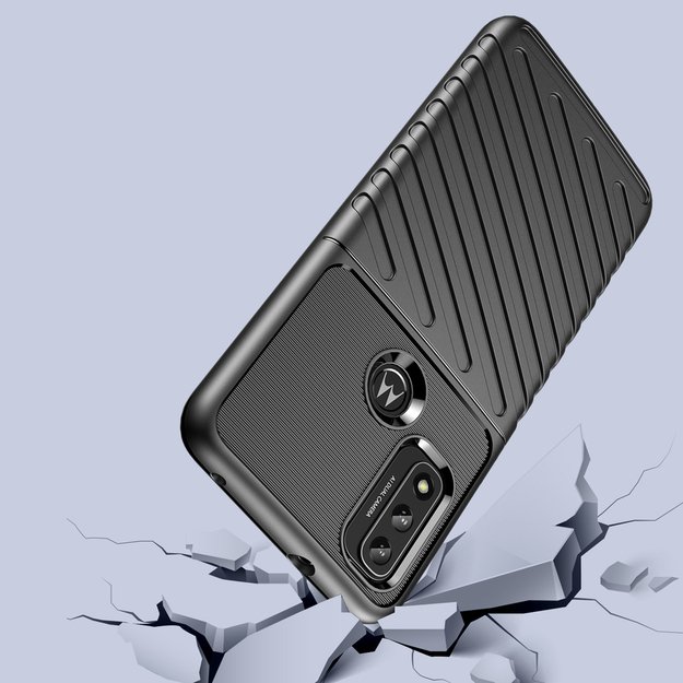 Thunder Case flexible armored cover for Motorola Moto G Play 2022 black 11