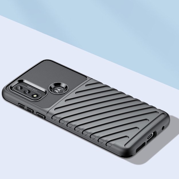 Thunder Case flexible armored cover for Motorola Moto G Play 2022 black 8